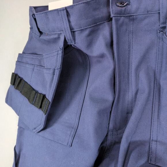 NWT Blaklader Workwear Navy Work Pants Men's 38x34 Knee Pad Utility Pockets 1625 - Picture 8 of 10